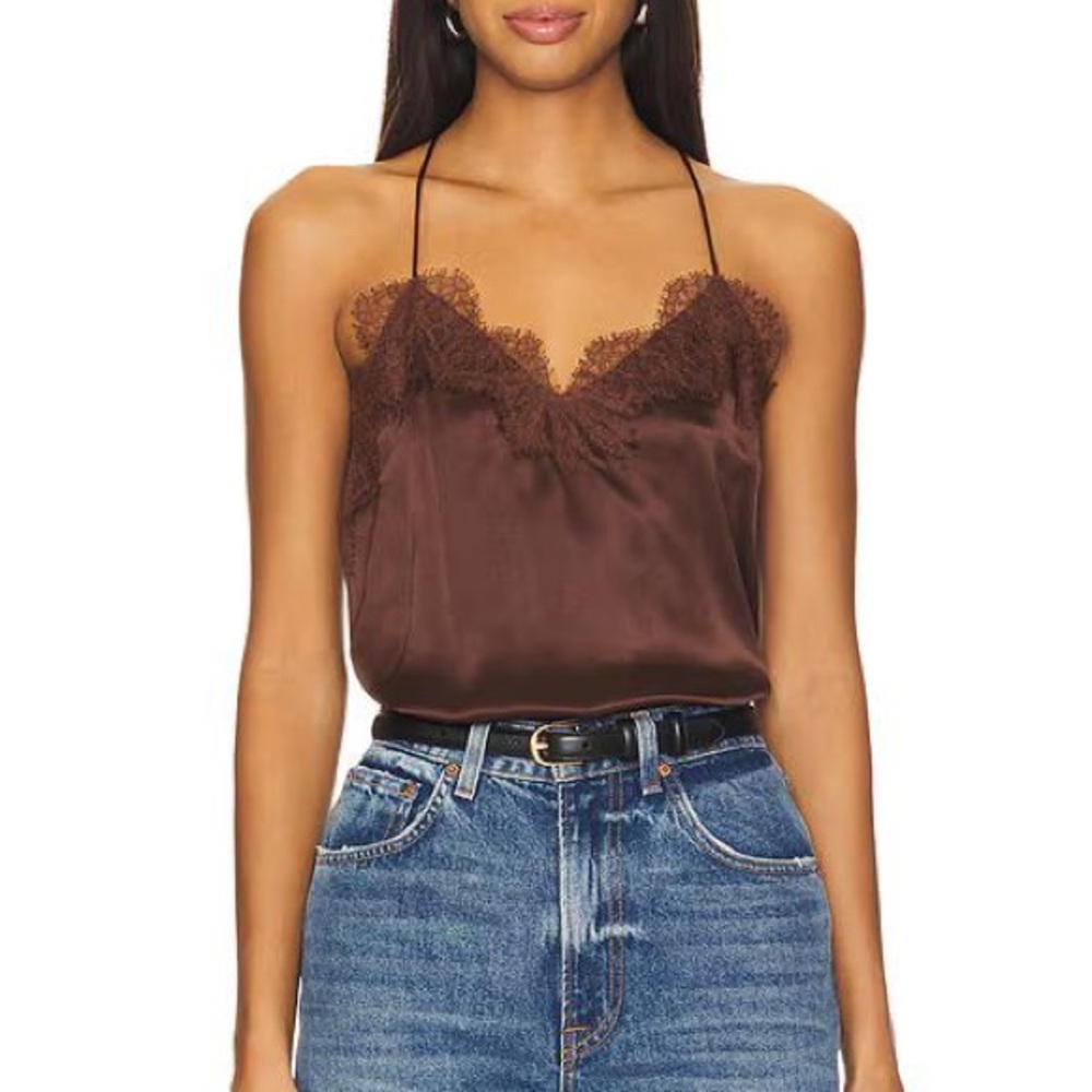 Elegant CAMI NYC Blue Lace Cami M